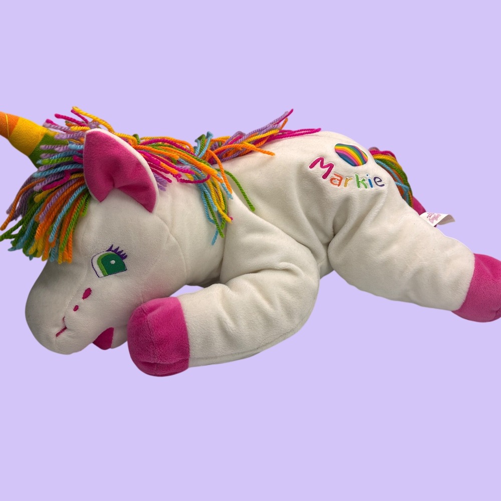 Lisa Frank Vintage 1998 RARE-Markie Unicorn Extra Large Stuffed Animal Plush XL